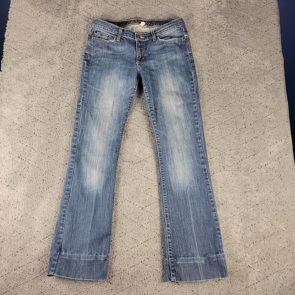 Abercrombie & Fitch Jeans Womens 6L Long Blue Emma Bootcut Low Rise Stretch